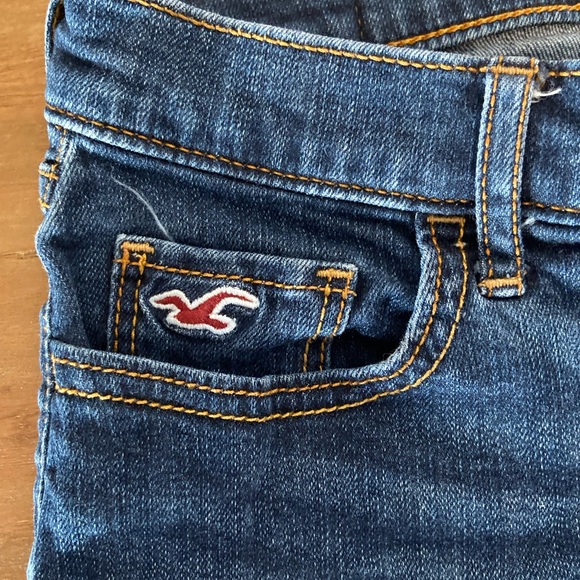 Hollister Y2K micro mini low rise denim shorts size 24 - Picture 5 of 6